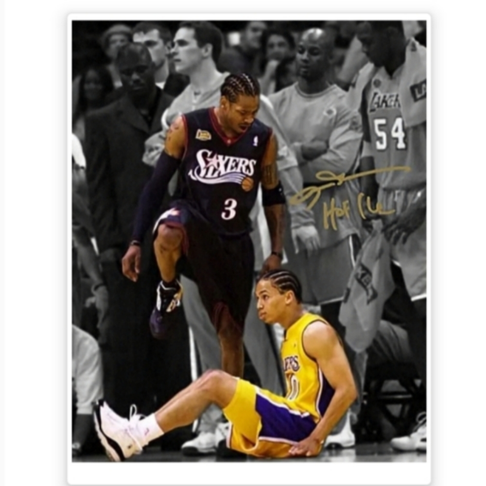 BRAND NEW!💯 ALLEN IVERSON SIXERS 8.5x11 ULTRA PREMIUM GLOSSY BASKETBALL POSTER!